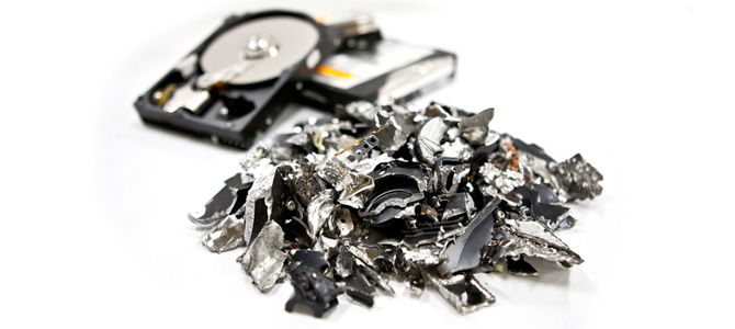 harddrive destruction, Media Destruction, Confidential Shredding Service